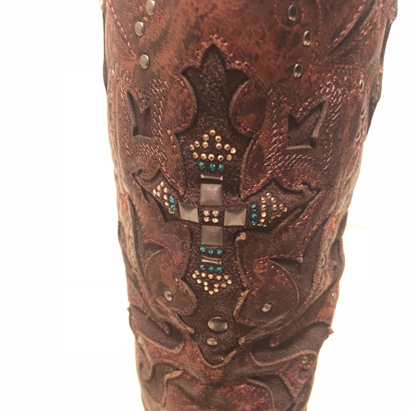 Women's Corral Vinatage Boots Style C1104 Python - Picture 6 of 8